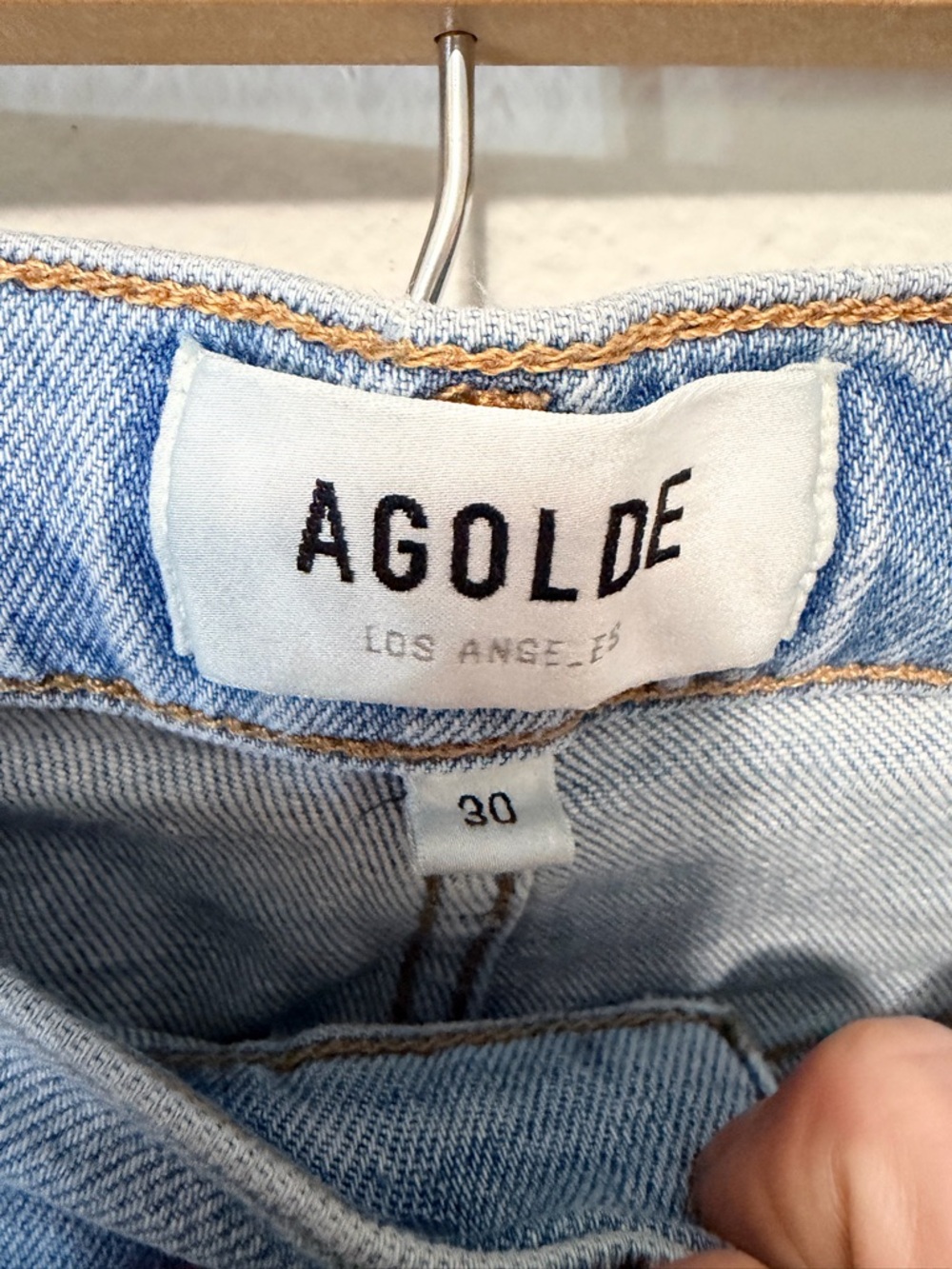 AGOLDE Riley High Rise Straight Crop Jeans Size 30 - Picture 4 of 9